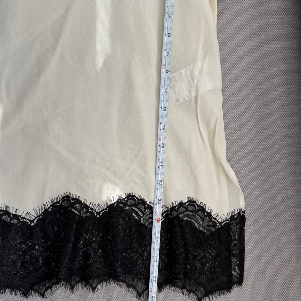 Escada Sport Black and Cream Lace Top - Picture 8 of 10